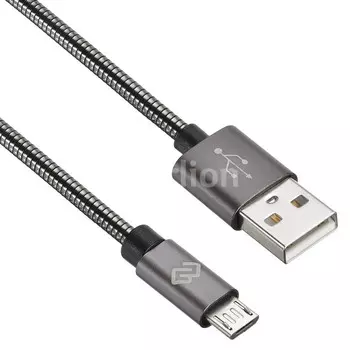 Кабель USB-micro, Digma , 1.2m, черный (1080407)