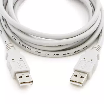 Кабель USB(Am)-USB(Am), 1 м, серый, 5bites (UC5009-010C)