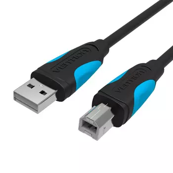 Кабель USB(Am)-USB(Bm), 1 м, черный, Vention (VAS-A16-B100)