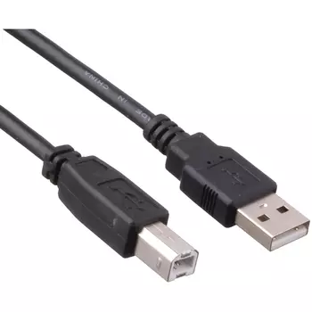 Кабель USB(Am)-USB(Bm), 3 м, черный, Exegate (EX138940RUS)