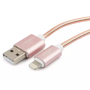 Кабель USB-Lightning 8-pin, 1 м, золотистый, Cablexpert (CC-G-APUSB02Cu-1M)