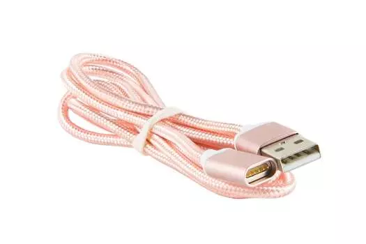 Кабель USB-Lightning 8-pin, 1м, розовый Red Line