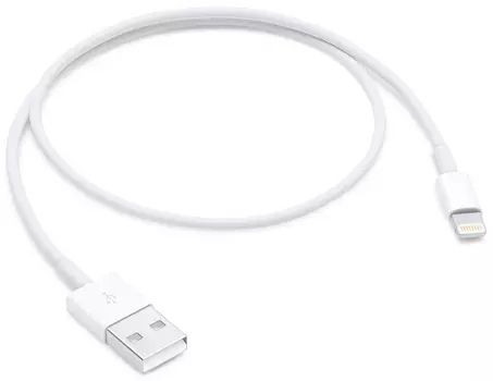 Кабель USB-Lightning 8-pin, быстрая зарядка 50 см, белый Apple ME291ZMA (APL-ME291ZMA)