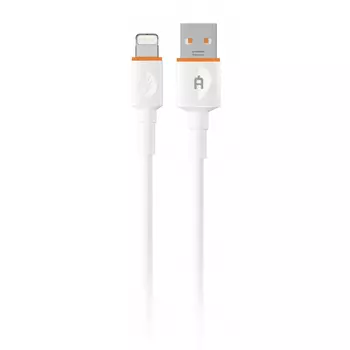 Кабель USB-Lightning 8-pin быстрая зарядка, 1м, белый Alteracs F01-AL (F01-AL White)