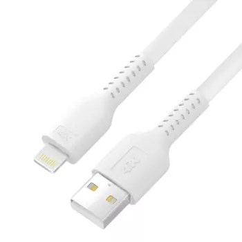 Кабель USB-Lightning 8-pin, MFi, 1 м, белый, 4PH (4PH-R90072)