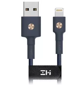 Кабель USB-Lightning 8-pin, MFi, 1 м, синий, ZMI AL803 (1447827)