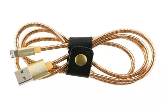 Кабель USB-Lightning 8-pin, 1м, золотистый Red Line