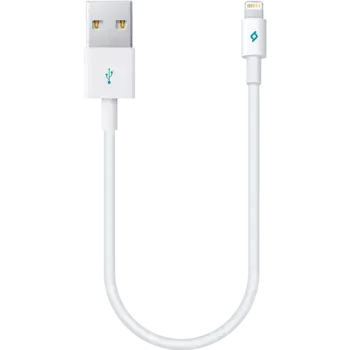 Кабель USB-Lightning 8pin, TTEC, 30см, белый, Оплетка и коннектор ПВХ (2DK7512B)