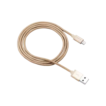 Кабель USB-Lightning, Canyon , 1m, золотистый (CNS-MFIC3GO)