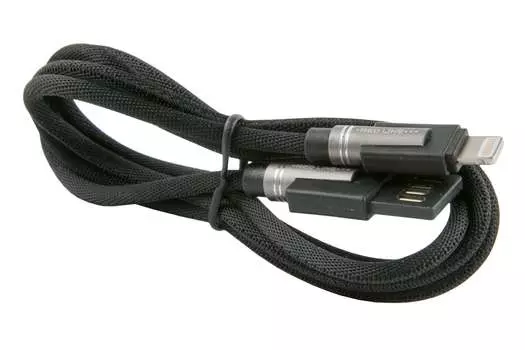 Кабель USB-Lightning 8-pin, 1м, черный Red Line
