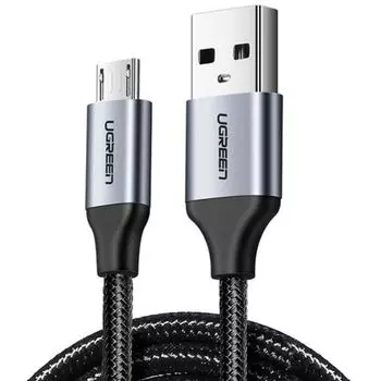 Кабель USB-Micro USB, 2A быстрая зарядка, 2м, черный UGREEN US290 (60148)
