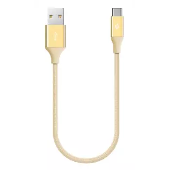 Кабель USB-Micro USB, 30 см, золотистый, TTEC AlumiCable (2DK26A)