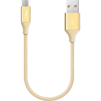 Кабель USB-Micro USB, 30 см, золотистый, TTEC AlumiCable (2DK25A)