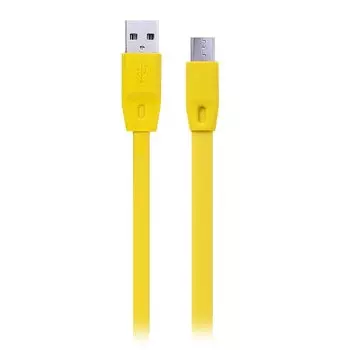 Кабель USB-microUSB , Brera Black Diamond, 1m, желтый