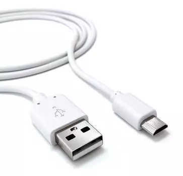 Кабель USB-Micro USB, 1м, белый Red Line