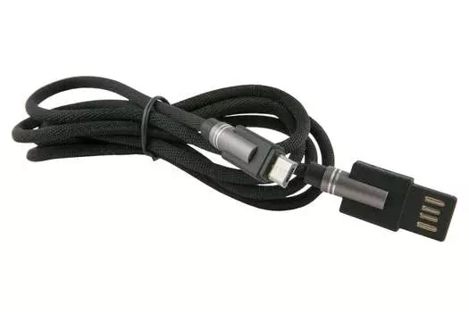 Кабель USB 2.0(Am)-Micro USB 2.0(Bm), 1м, черный Red Line