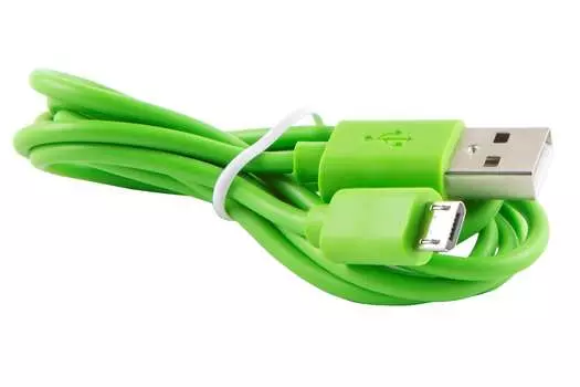 Кабель USB 2.0(Am)-Micro USB 2.0(Bm), 1м, зеленый Red Line