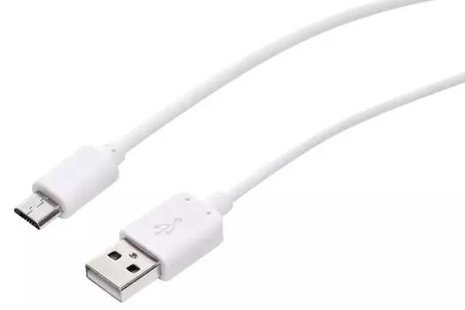 Кабель USB-Micro USB, 2м, белый Red Line