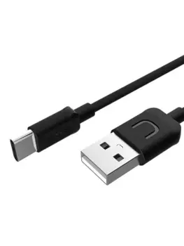 Кабель USB Type-C(m)-USB 2.0(Am), 25см, черный USAMS U Turn Series (6958444954660)