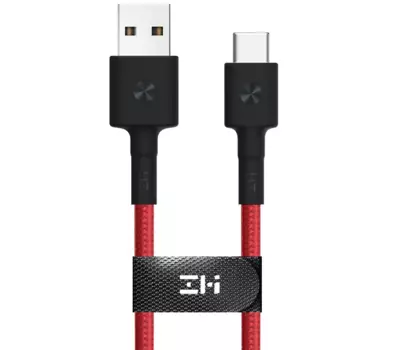 Кабель USB Type-C(m)-USB 2.0(Am), 3A, 1м, красный Xiaomi ZMI AL401 (AL401 Red)