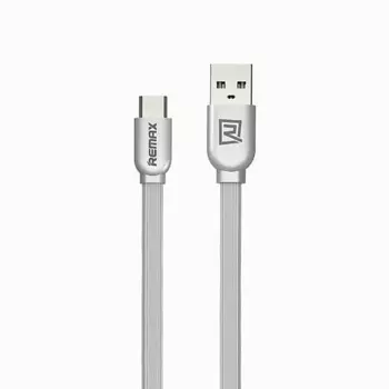 Кабель USB Type-C(m)-USB 2.0(Am), плоский, 2.1A, 1м, серый Remax RC-047a (655940)