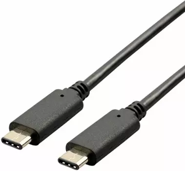 Кабель USB Type-C (m)-USB Type-C(m), 15см, черный Smartbuy (SBCAB-753K)