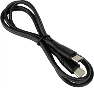 Кабель USB Type-C(m)-USB Type-C(m), быстрая зарядка, 3А, 1 м, черный, Cablexpert CCB-USB2-CMCMO1-1MB (CCB-USB2-CMCMO1-1MB)