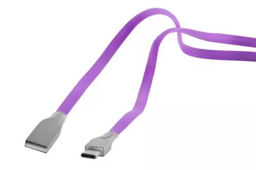 Кабель USB-Type-C, Red Line, SMART HIGH SPEED, 1м, фиолетовый
