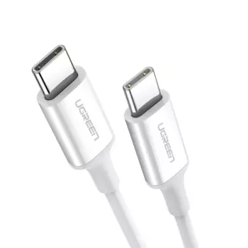 Кабель USB Type-C-USB Type-C, быстрая зарядка, 3A 1.5 м, белый UGREEN US264 (60519)
