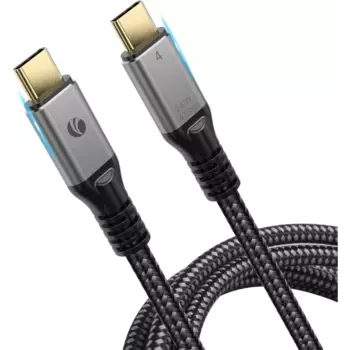 Кабель USB Type-C-USB Type-C, экранированный, быстрая зарядка, 5A 1.2м, черный VCOM (CU541M-1.2M)