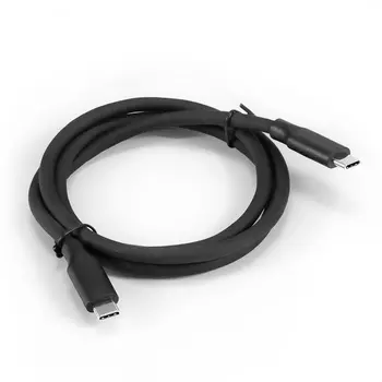 Кабель USB Type-C-USB Type-C, быстрая зарядка, 5А, 1 м, черный, Exegate EX-CCP-USB3.1-CMCM2-1.0 (EX294783RUS)