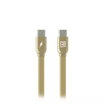 Кабель USB Type-C- USB Type-C , Remax, 1m, золотистый (RC-046a)