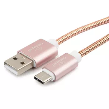 Кабель USB-USB Type-C 1.8 м, золотистый Cablexpert (CC-G-USBC02Cu-1.8M)