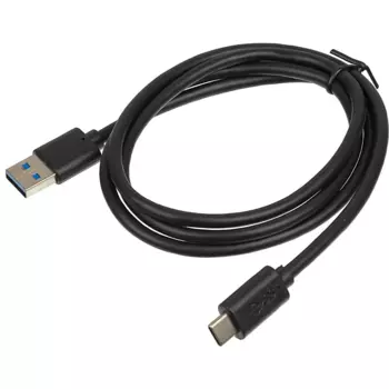 Кабель USB-USB Type-C, 1 м, черный Buro (BHP USB-TPC-1)