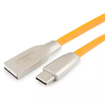 Кабель USB-USB Type-C 1 м, оранжевый Cablexpert (CC-G-USBC01O-1M)