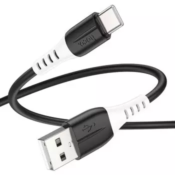 Кабель USB-USB Type-C, 2.4A 1 м, черный HOCO X82 (HC-68575)