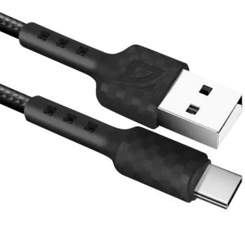 Кабель USB-USB Type-C, 2.4A 1 м, черный Defender F181 (87113BLA)