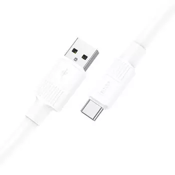 Кабель USB-USB Type-C, 3A, 1м, белый HOCO Solid X84 (6931474771018)