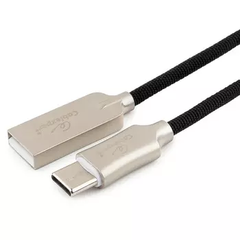 Кабель USB-USB Type-C 50 см, черный Cablexpert (CC-P-USBC02Bk-0.5M)