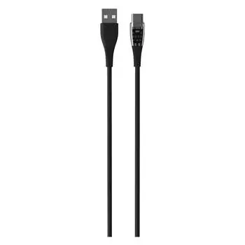 Кабель USB-USB Type-C, быстрая зарядка, 3А, 1 м, черный, Red Line (УТ000036401)