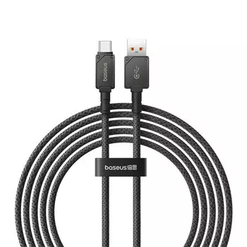 Кабель USB-USB Type-C, быстрая зарядка, 100 Вт, 2 м, черный, Baseus Unbreakable P10355801111-01 (P10355801111-01)