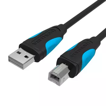 Кабель USB(Am)-USB(Bm), 1.5 м, черный, Vention (VAS-A16-B150)