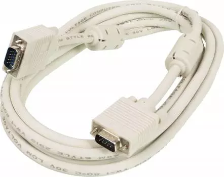 Кабель VGA(15M)-VGA(15M), 3 м, белый Ningbo