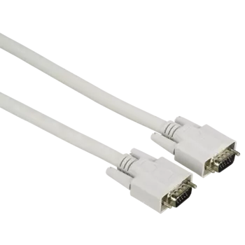 Кабель VGA(15M)-VGA(15M), экранированный, 1.5м, серый Hama H-200932 (00200932)