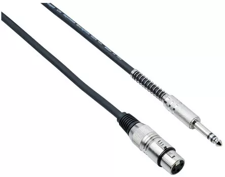 Кабель XLR(F)-Jack 6.35mm(M), 15 м, черный Bespeco IROMC900 (IROMC900 )