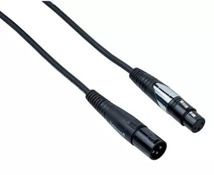 Кабель XLR(F)-XLR(M), экранированный, 3 м, черный Bespeco SILOS HD HDFM300 (HDFM300 )