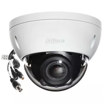 Камера AHD/TVI/CVI/CVBS DAHUA 2.7-13.5 мм уличная, купольная, 5Мпикс, CMOS, до 25кадров/с, до 2592x1944, ИК подсветка 30м, -30 - +60 (DH-HAC-HDBW2501RP-Z)
