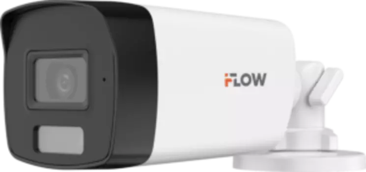 Камера HD-TVI/AHD/CVI/CVBS iFlow F-AC-2222M 3.6 мм уличная, корпусная, 2 Мпикс, CMOS, до 1920x1080, ИК подсветка 40 м, -40 - +60, белый (F-AC-2222M)