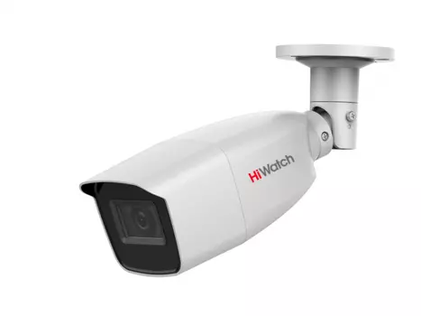 Камера HD-TVI HiWatch DS-T206(B) уличная, корпусная, 2Мпикс, CMOS, до 25 кадров/с, до 1920x1080, ИК подсветка 40 м, -40 - +60, белый
