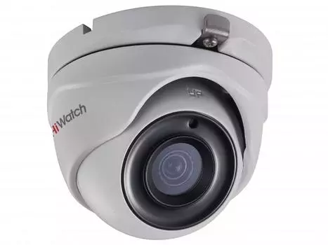 Камера HD-TVI HiWatch DS-T503(B) 6 мм уличная, купольная, 5Мпикс, CMOS, до 25 кадров/с, до 2592x1944, ИК подсветка 20 м, -40 - +60